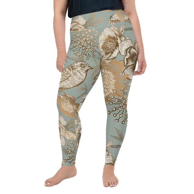 Comfortable Outfits Golden Garden Plus Size Leggings