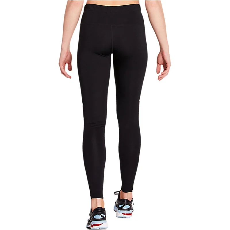 ASICS Womens Run Lite Show Tight Athletic Jogger Pants, Black, X-Small