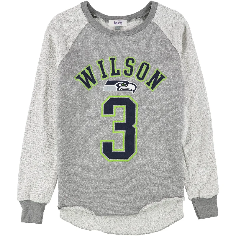 Touch Womens Wilson #3 Sweatshirt, Grey, Medium