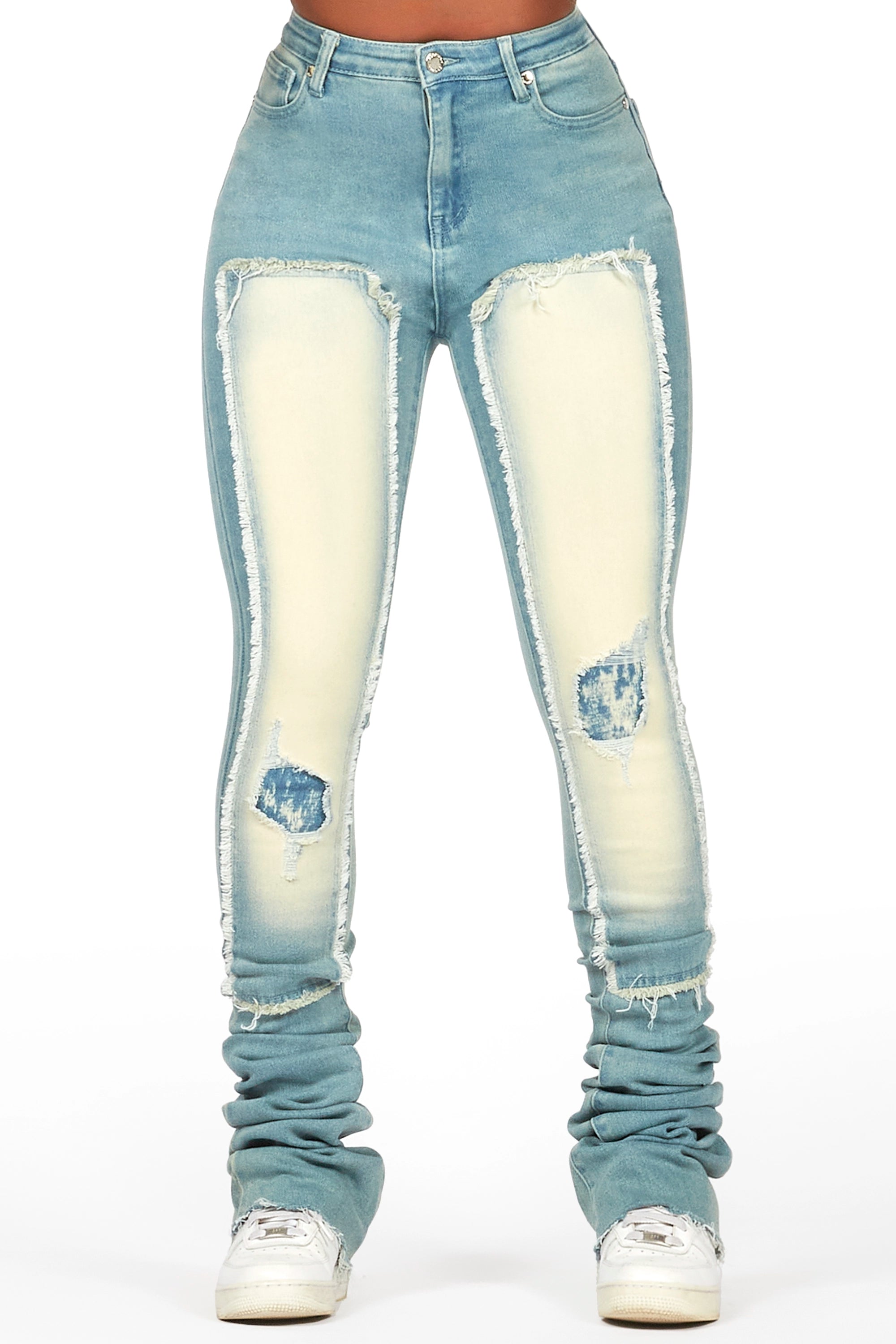 Kersten Dirty Wash Super Stacked Jean