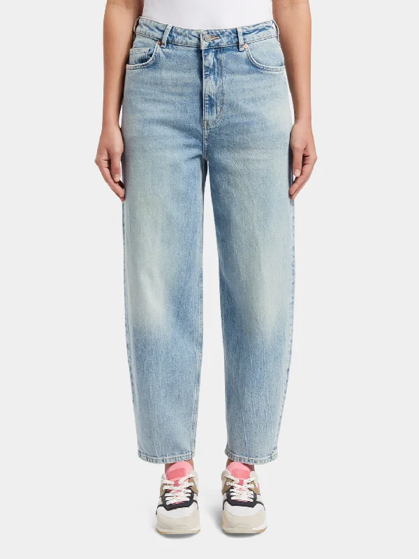 Tide high-rise balloon-fit jeans