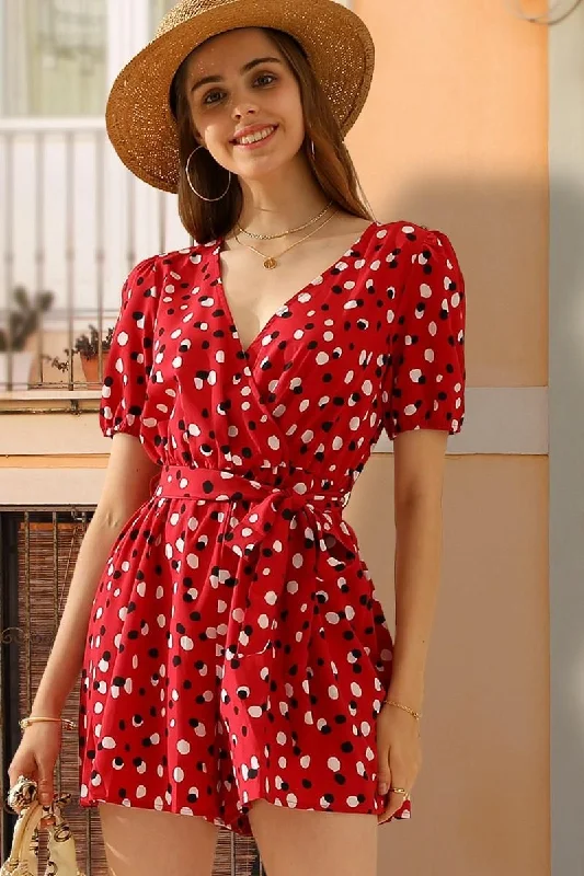 POLKA DOT JUMPSUITS