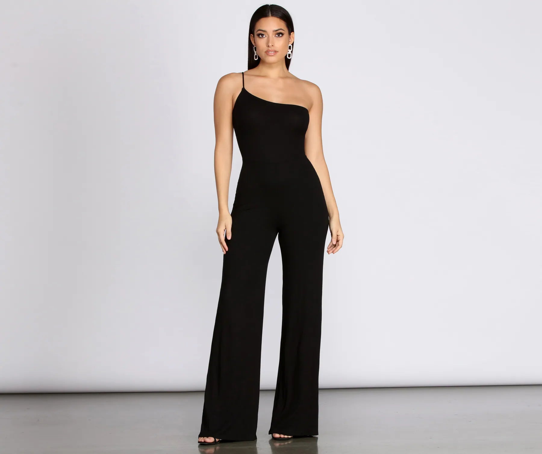 Done In One Shoulder Jumpsuit