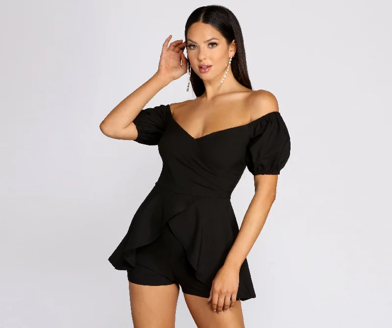 Wrapped In Elegance High Low Romper