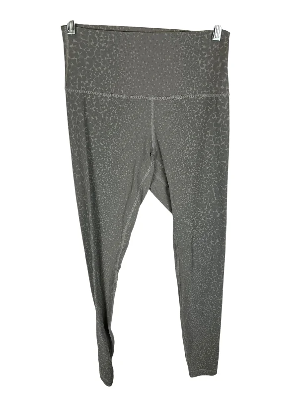 Athletic Leggings By Lululemon In Grey, Size: L