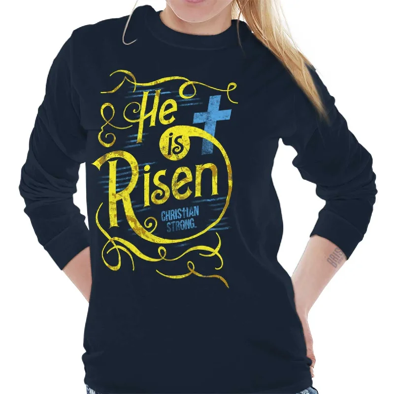 He Is Risen Long Sleeve T-Shirt