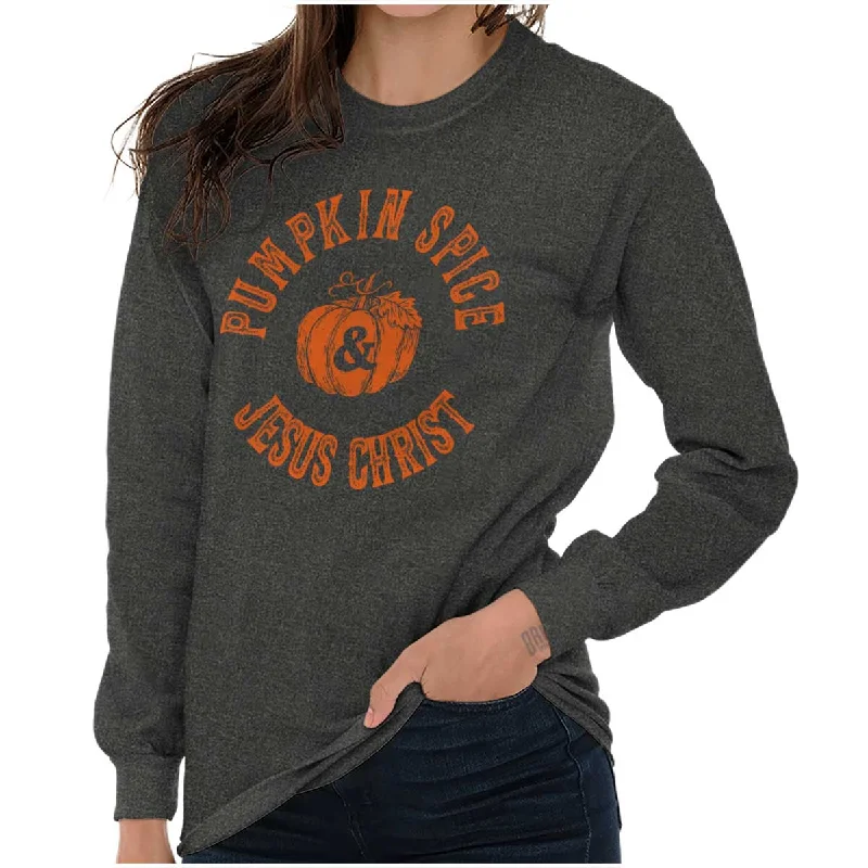 PSL and Jesus Lover Long Sleeve T Shirt