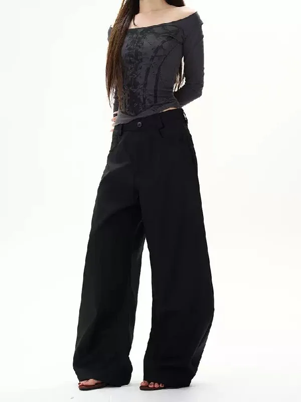 Casual Wide Scimitar Trousers