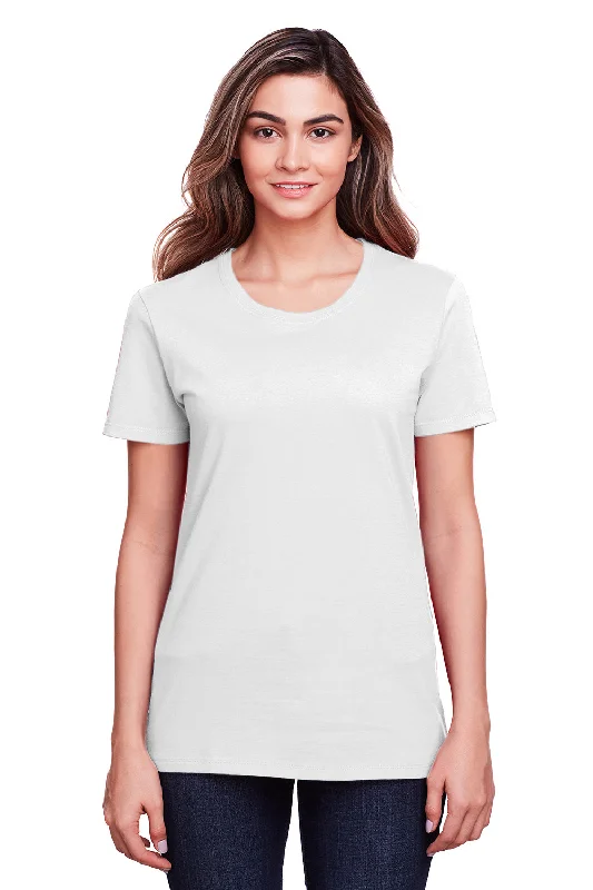 Fruit Of The Loom Womens Iconic Short Sleeve Crewneck T-Shirt - White