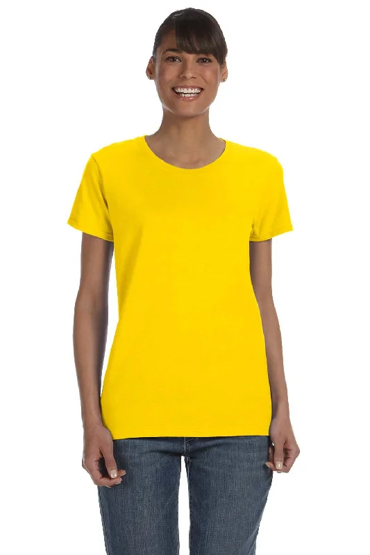 Gildan Womens Short Sleeve Crewneck T-Shirt - Daisy Yellow