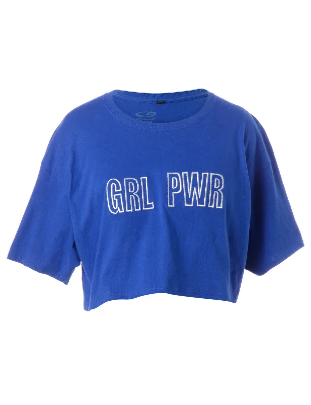 Label GRL PWR Crop Top