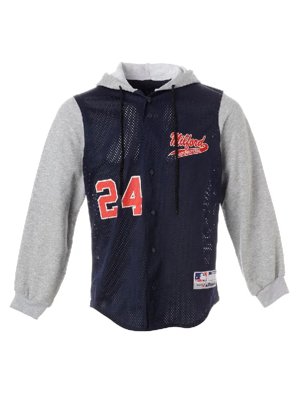 Label Hank Baseball Sweatshirt Jacket